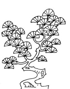 松树简笔画