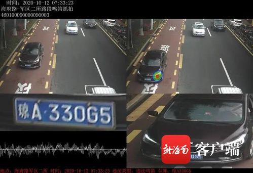 汽车鸣笛罚款多少