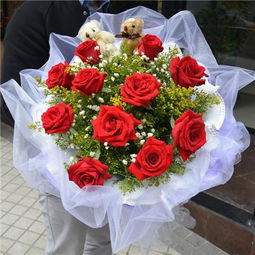 11朵玫瑰花束
