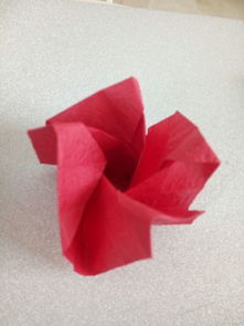 玫瑰花叠法