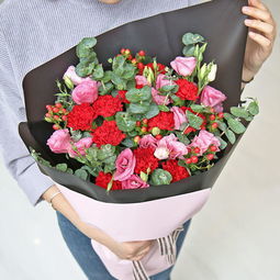 妈妈生日花束图片