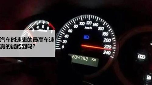 汽车最高时速最高多少
