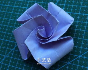 玫瑰花折纸教程简单又漂亮
