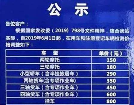 同安汽车年检价格多少 同安汽车年检价格多少