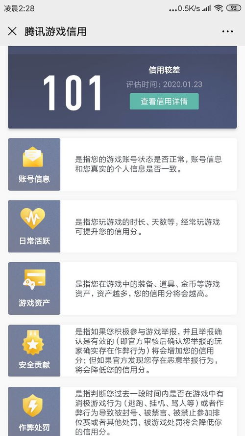 哪些游戏涨游戏信用分