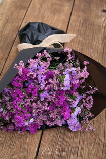 勿忘我花束图片