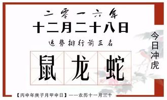 今日运势：今日运势12月28（12月28号运势）